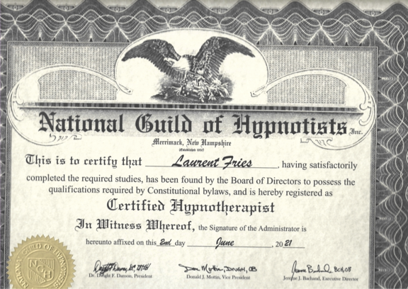 Diplome NationalBuild of Hypnotists